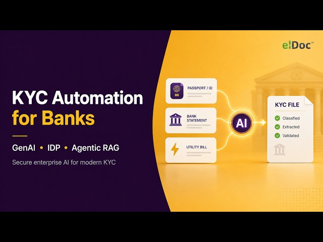 How #generativeai  Is Changing #kyc  in Banking | #elDoc Agentic #RAG