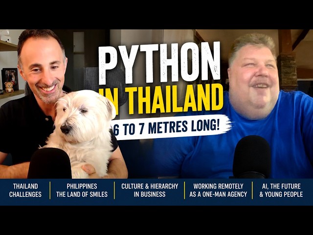 A Python in Thailand, Business Across Cultures & AI with Frank Levering and Gabrio Linari