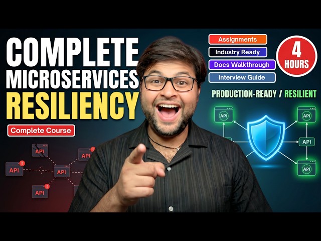 🚀 Master Microservices Resiliency from scratch in this complete 4-hour Spring Boot masterclass