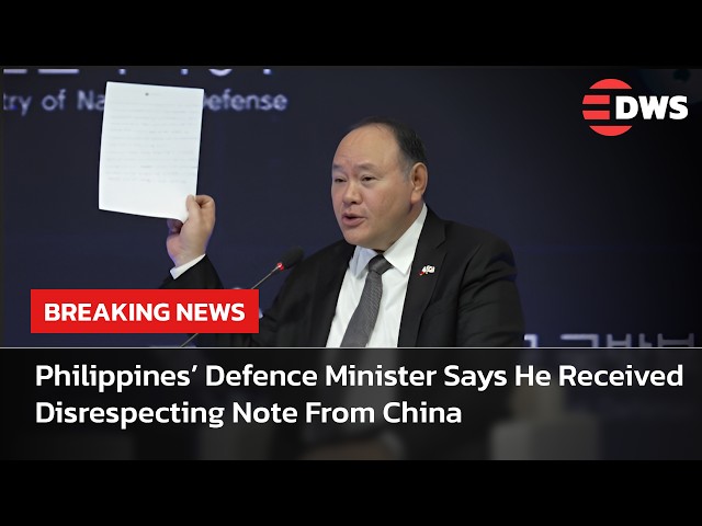 Philippines’ Defence Chief Teodoro Reacts to "Disrespecting" Note From China at Seoul Meet | AC14