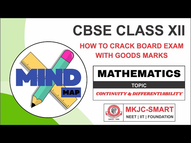 MK JAIN CLASSES | Mind Map | CONTINUITY & DIFFERENTIABILITY