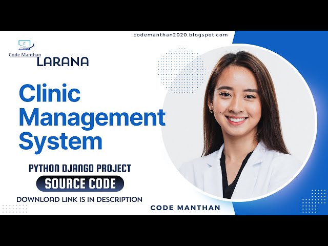 Clinic Management System | Python Django Project with Source Code