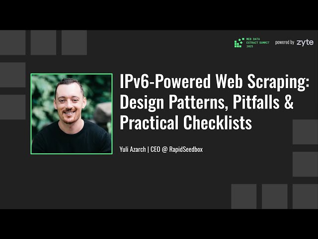 IPv6-Powered Web Scraping: Design Patterns, Pitfalls & Practical Checklists