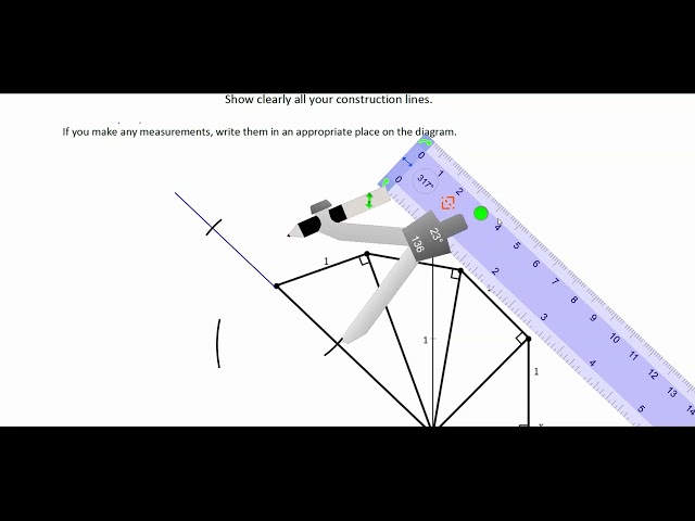 Leaving Cert Maths Constructions | Spiral of Right-Angled Triangles (Exam Question Walkthrough)
