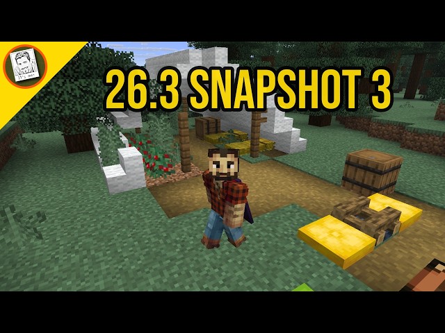 Minecraft Finally Added SITTING! (Snapshot 26.3 Snapshot 3)