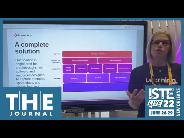 Promethean's Katie Marx Explains the New Interactive EDU Display ActivePanel 9 from ISTELive 2022
