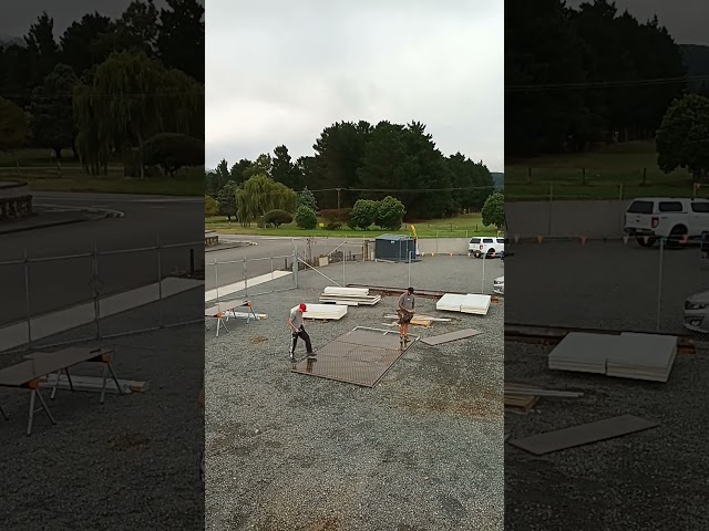 Alpine Cabins - floor assembly