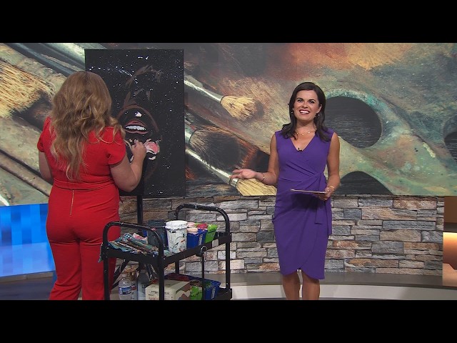 North Carolina native trades traditional studio art for high-energy live speed painting
