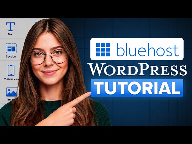 Bluehost WordPress Tutorial 2026 🔥 - How to Build a Website Step by Step