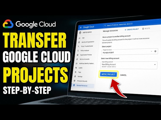 How to transfer Google Cloud projects between billing accounts - Step By Step
