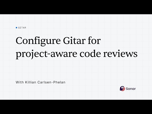 Configure Gitar for project-aware code reviews | AI Code Review Setup