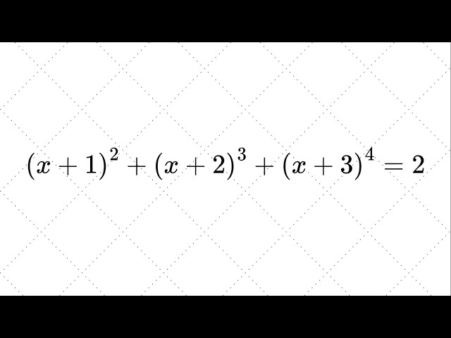 An Easy Way to Crack This Quartic Equation | Give It a Try!