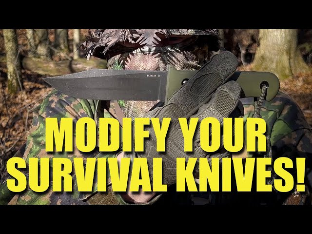 Bushcraft and Survival Knife Modification Guide | Upgrades, and DIY Tips