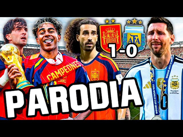 🏆 Canción España vs Argentina 1-0 (Parodia - La Super Estrella) | Final Mundial 2026