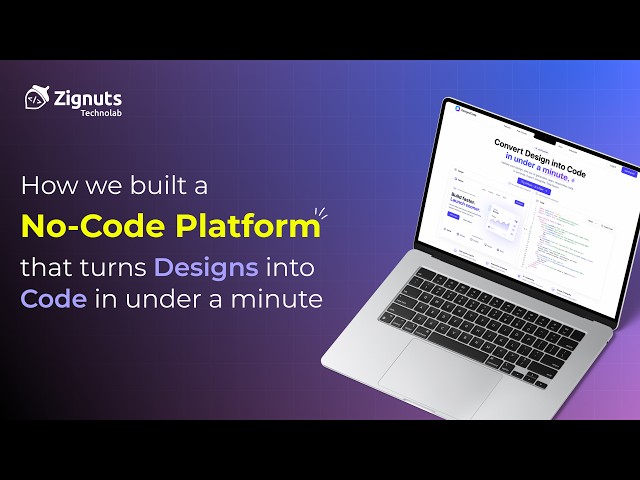 How We Built a No-Code Platform That Turns Designs Into Code in Under a Minute