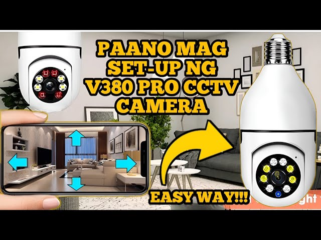 V380 PRO CCTV CAMERA PAANO "mag-install" VIDEO TUTORIAL