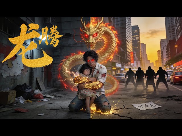 痴呆小夥遭人欺辱女兒還被擄走！危急時刻先祖顯靈，龍魂之力徹底覺醒，暴揍混混強勢救女！#短劇 #萌寶 #逆襲 #爽劇