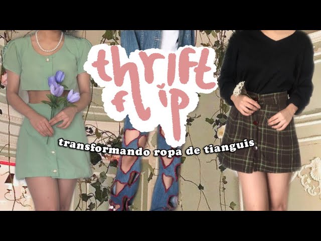 Thrift Flip || Turning thrift store finds into cute clothes *DIY* (ENG CC)