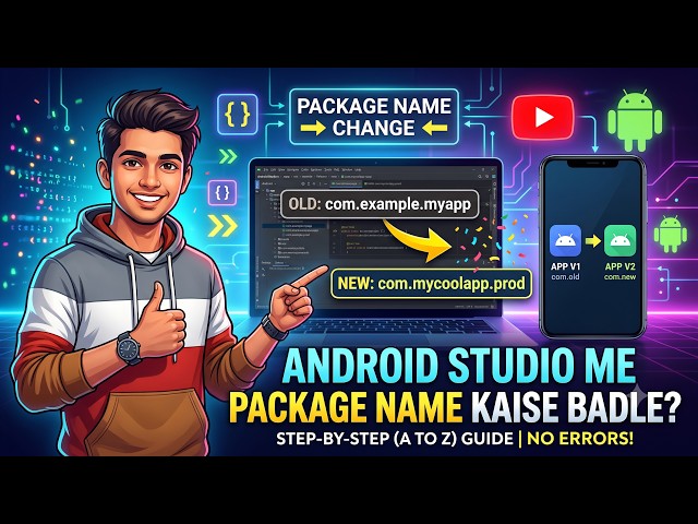 Android Studio Me Package Name Kaise Change Kare? (Without Any Errors!)
