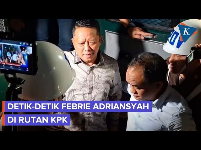 The Moment Febrie Adriansyah Was Detained at the KPK