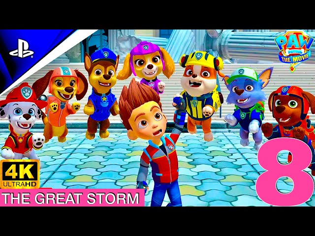 Paw Patrol The Movie Adventure City Calls STORM RESCUE Gameplay Part 8 #pawpatrol #ps5 #kids #new