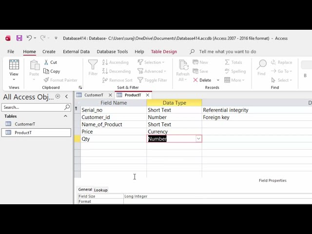Real-world database project in MS Access
