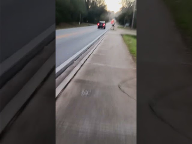 Scooter ride to park and gas station 20241229