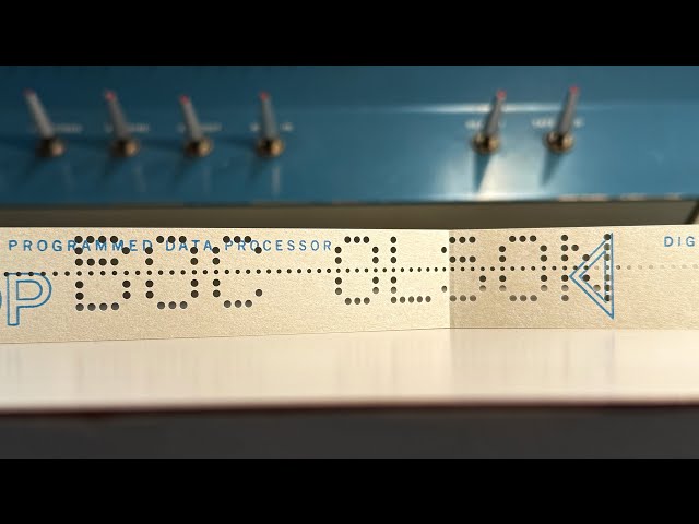 Boards of Canada "Olson" on a 1959 PDP-1 Computer