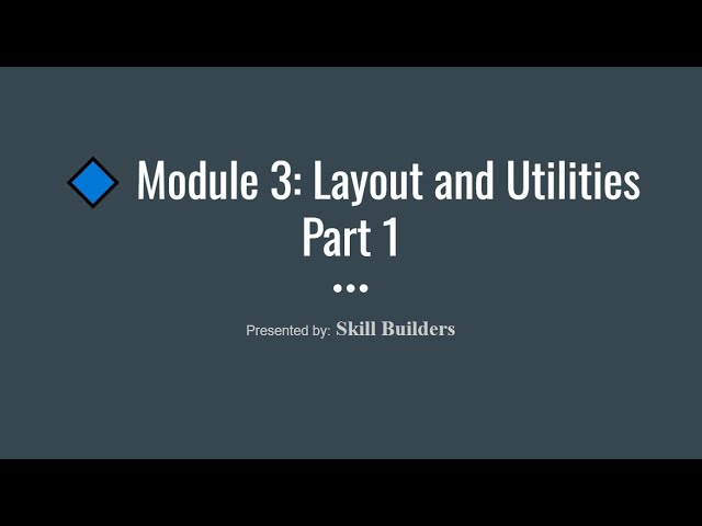 Module 3: Utility Classes Part I – Spacing & Colors (2025) | Bootstrap Tutorial for Beginners