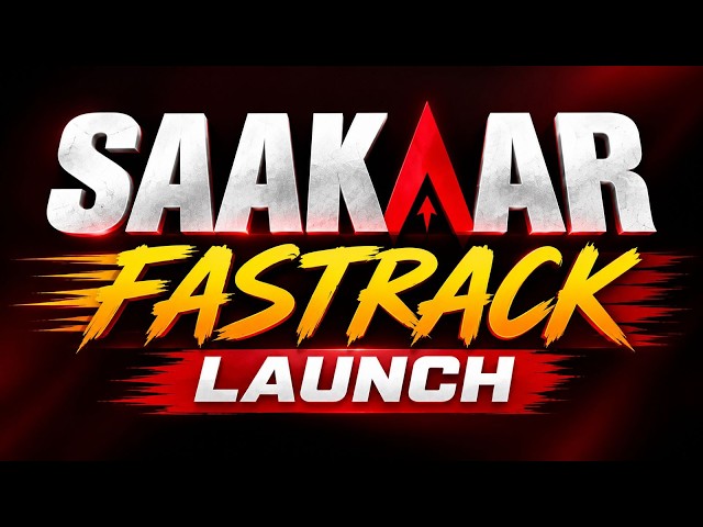 Saakaar Fastrack 2027 Launch 🔥 Fast-Track Your Exam Preparation | IIT JAM & CUET PG 2027