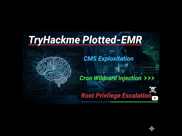 TryHackMe Plotted-EMR（Free Room):  Cron Wildcard Injection & Privilege Escalation with Capabilities