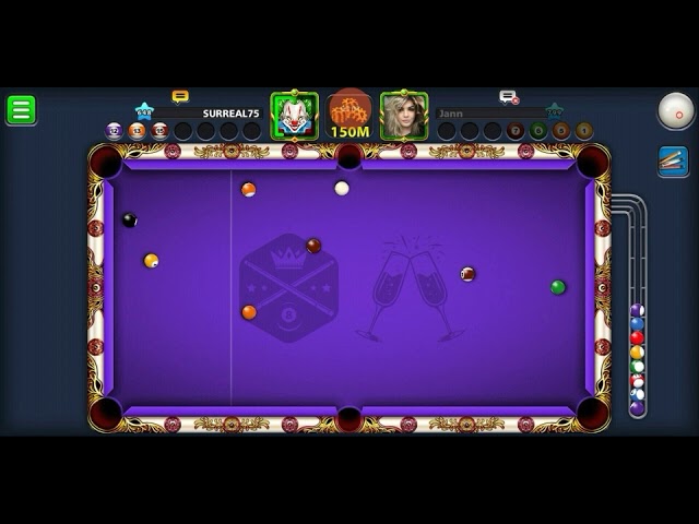 SURREAL75YT vs. Abdullah8bpYT. 8 ball pool