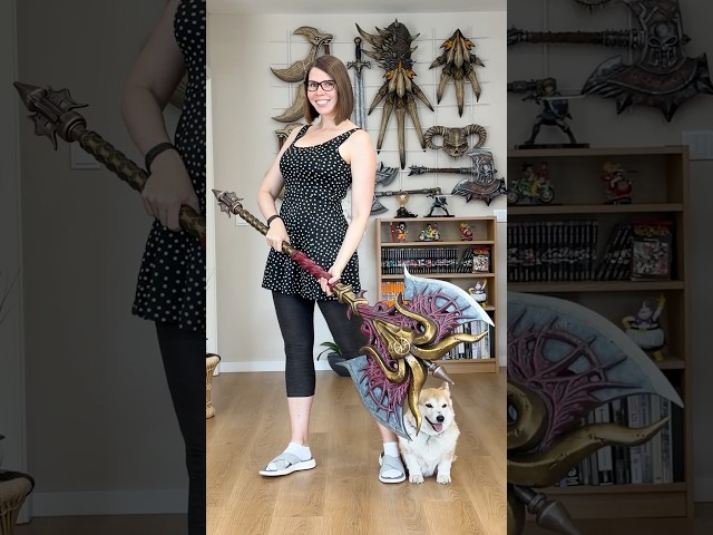 I made a MASSIVE Diablo Axe out of FOAM! 🔥