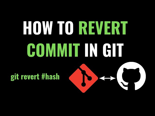 How to Revert a Commit in Git | Safe Undo for Pushed Commits