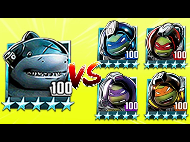 TMNT Legends Ninja Turtles Space VS Armaggon