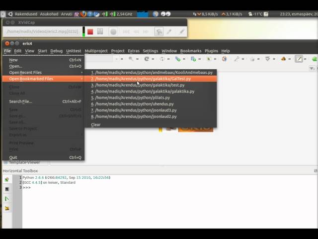Eric, Python IDE
