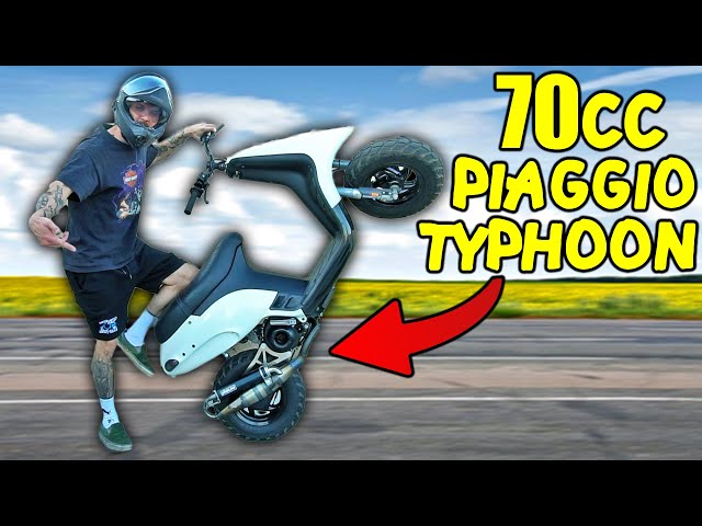 Piaggio Typhoon is my New Favorite Stunt Scooter!