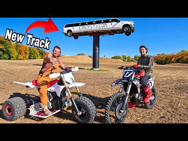 Exploring My Friends New Dirt Bike Track!