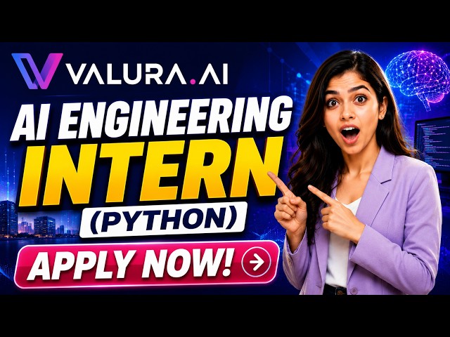 🚀 Valura.AI AI Engineering Internship 2026 | Python | Generative AI | RAG | Remote