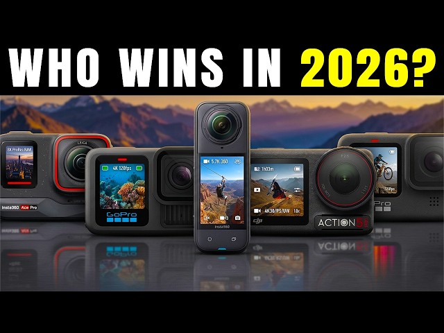 🎥 6 Best Action Cameras for 4K/5K Video & Stabilization [2026]