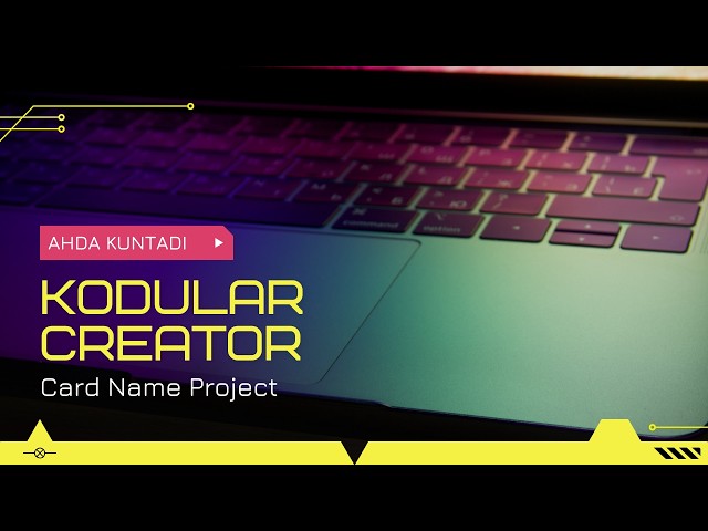 📱 How to Create a Card Name in Kodular