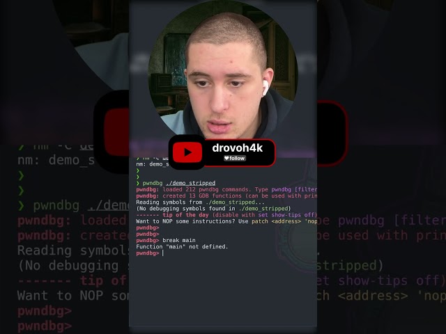 El truco que GDB no te enseña sobre stripped binaries #hacking #debugging