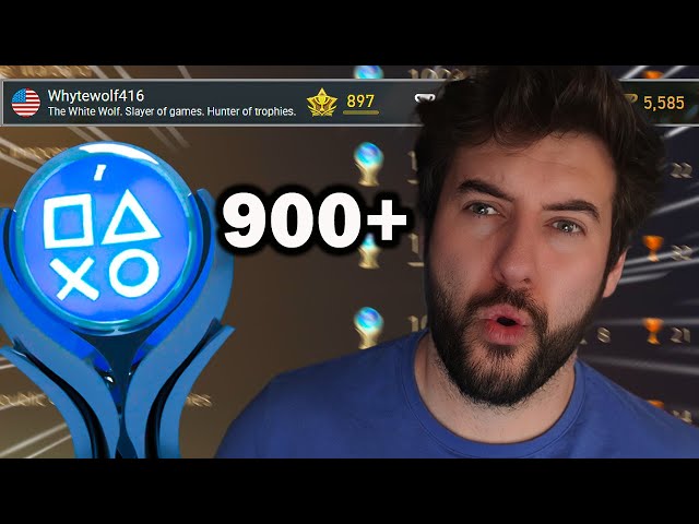 Deep Diving into Trophy Collection with over 900 Platinums / Trophy List Review