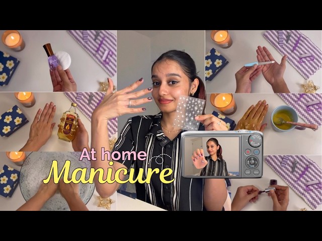 $0 DIY Manicure at Home💅 || Cuddle Session 06☁️