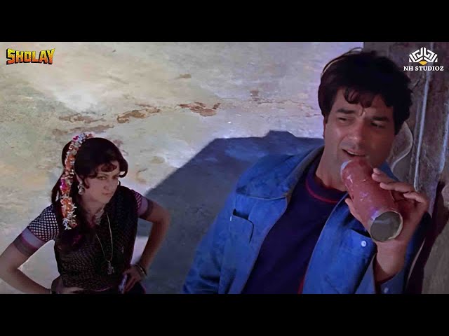 Dharmendra Making Fun Of Hema Malini | Comedy Scene From Sholay Hindi Movie