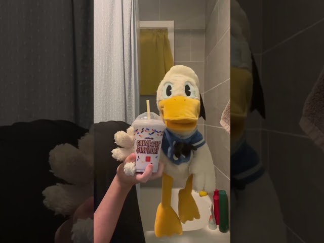 Donald Ducc Tries the Grimace Shake