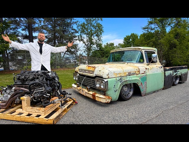 We Coyote Swapped A Ford Truck From The 1950's!