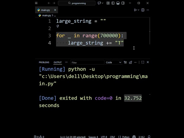 Never Write This Inefficient Python Code #python #coding #programming