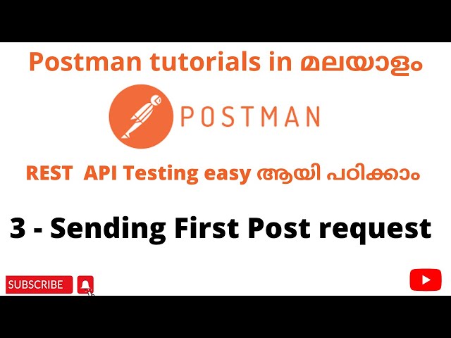Sending first POST request in Postman| Become an expert in Postman| Postman API Testing| Malayalam