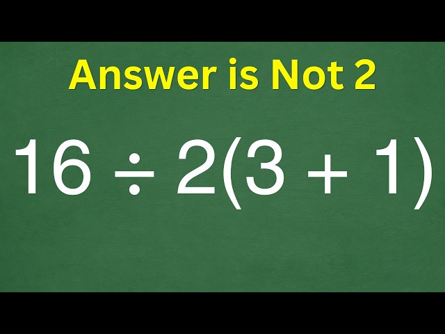 Almost Everyone Gets This Calculation Wrong!